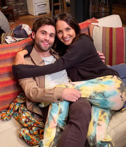 <p>Jake Borelli/Instagram</p> Jake Borelli and Camilla Luddington