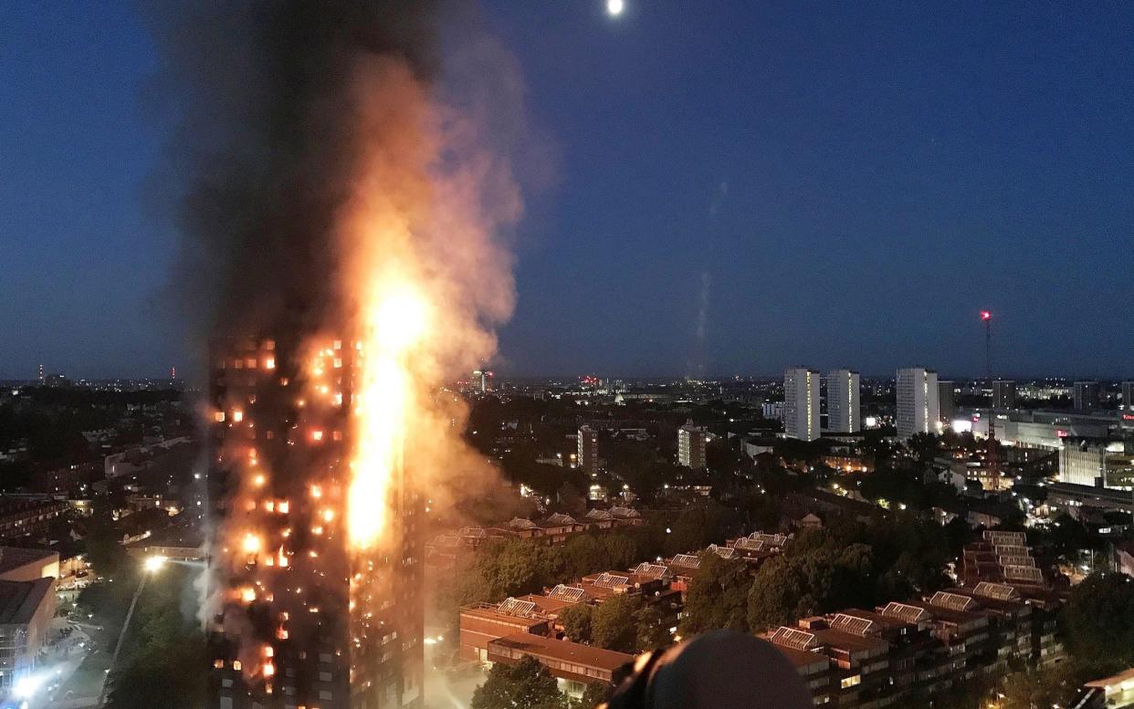 72 people were killed when Grenfell Tower was engulfed by flames in 2017 - Getty Images Europe