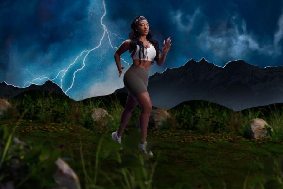 Megan Thee Stallion stars in a new campaign for Nike. - Credit: Adrienne Raquel/Nike