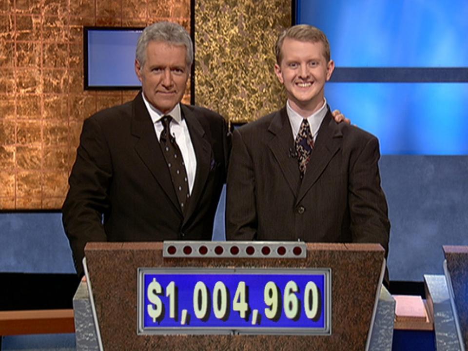 Ken jennings Trebek Jeopardy