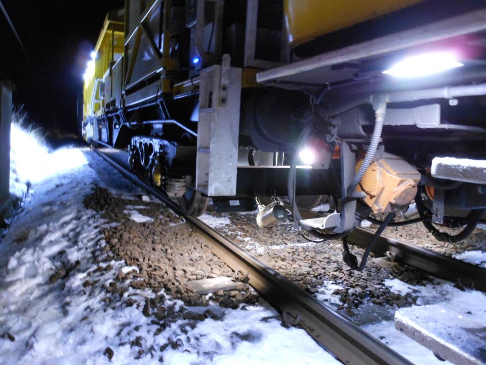 Purpose-built snow clearing train (Network Rail)