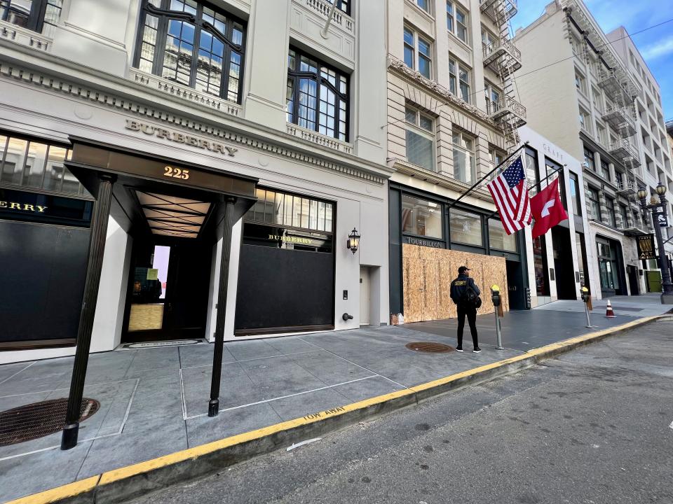 San Francisco retail crime causes stores to board up windows