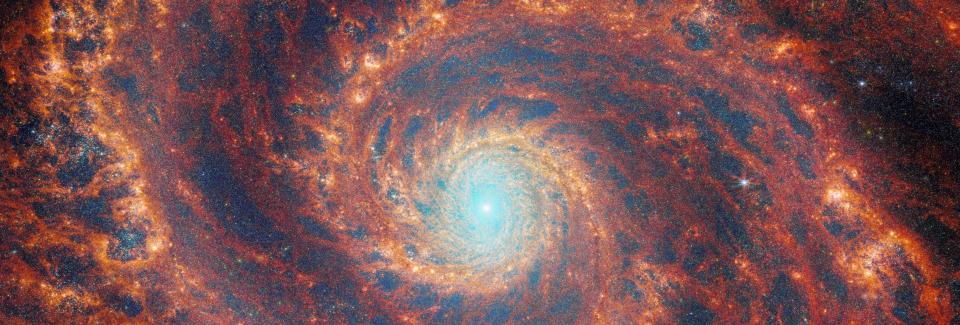 An image of M51 – also known as NGC 5194 or the Whirlpool Galaxy – which lies about 27 million light-years away from Earth in the constellation Canes Venatici