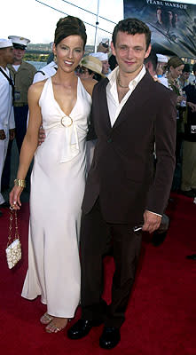 Kate Beckinsale and Michael Sheen aboard the USS John C. Stennis at the Honolulu, Hawaii premiere of Touchstone Pictures' Pearl Harbor