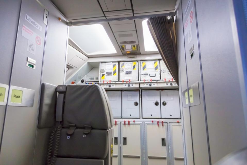 Airplane toilets empty into special tanks, which are generally located at the front and back of the aircraft. Getty Images/iStockphoto