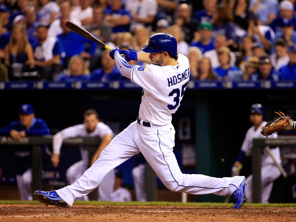 Eric Hosmer, a nearly flawless hitter. (Getty)