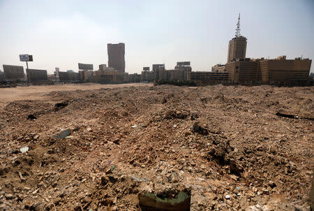 A general view of a government-demolished slum behind Egyptian Radio and Television Union (ERTU) headquarters in the so-called "Maspero Triangle" in Cairo, Egypt, September 13, 2018. REUTERS/Amr Abdallah Dalsh