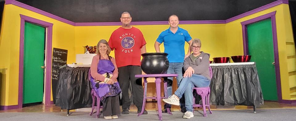 Minerva’s Roxy Theatre presents “The Kitchen Witches,” a community theater production, at 7 p.m. Saturday and 2 p.m. Sunday. Tickets are $10.