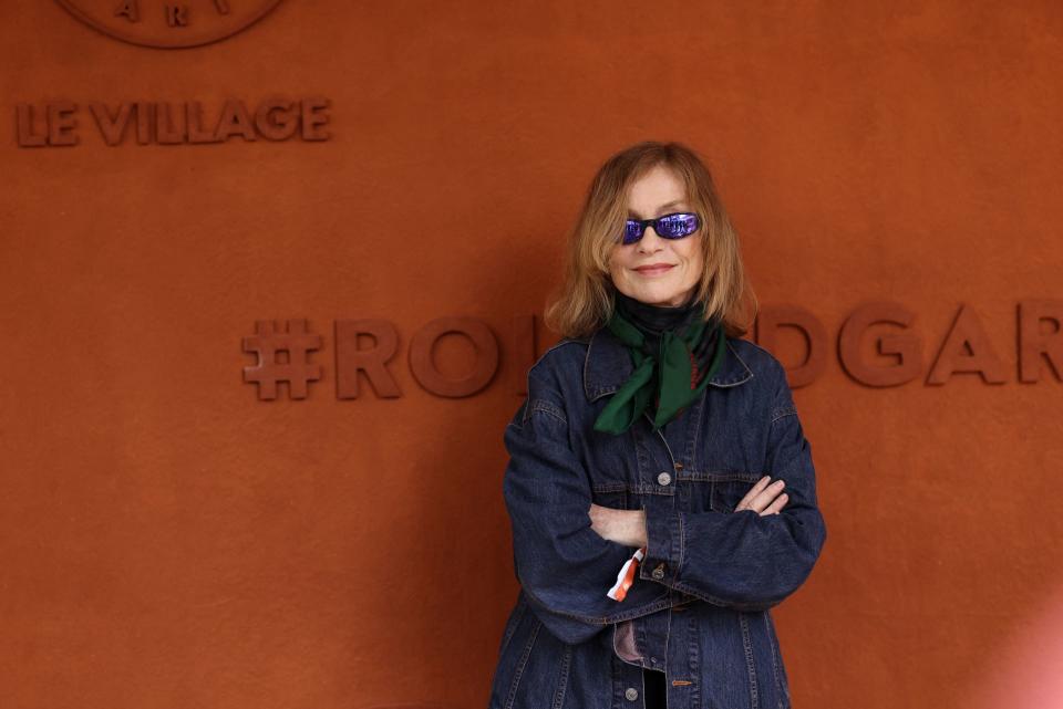 Isabelle Huppert présente à Roland-Garros ce samedi 8 juin