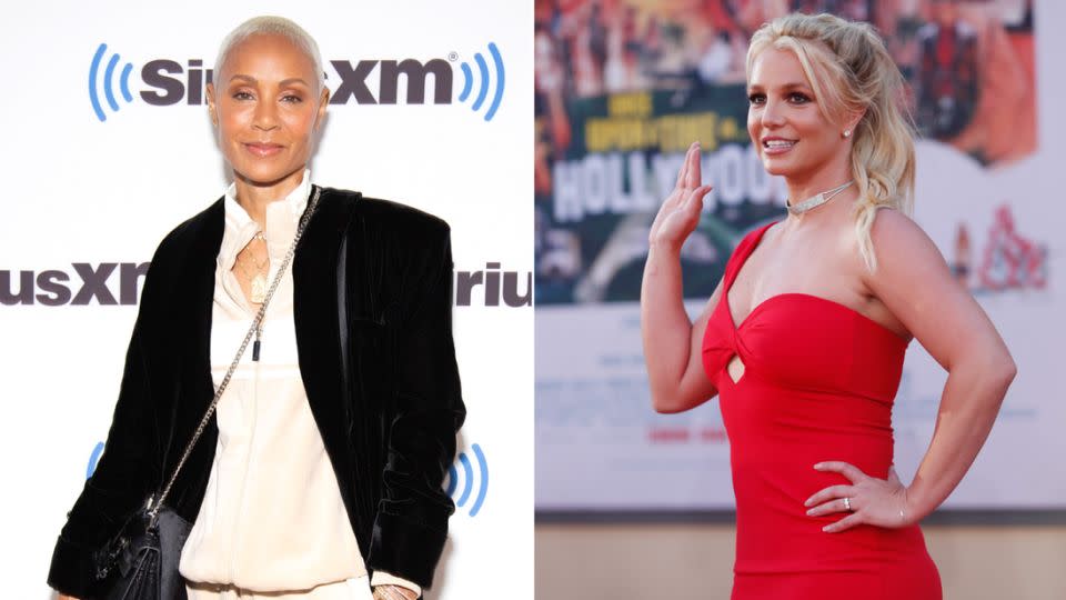 Jada Pinkett Smith and Britney Spears - Santiago Felipe/Getty Images; Mario Anzuoni/Reuters