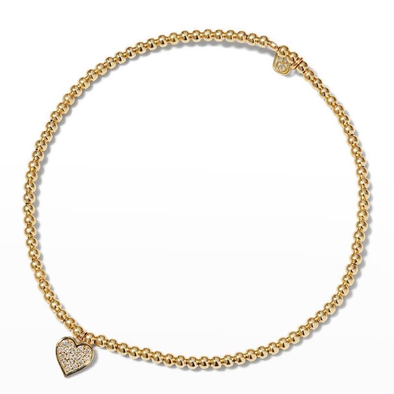 21) Gold Bead Bracelet