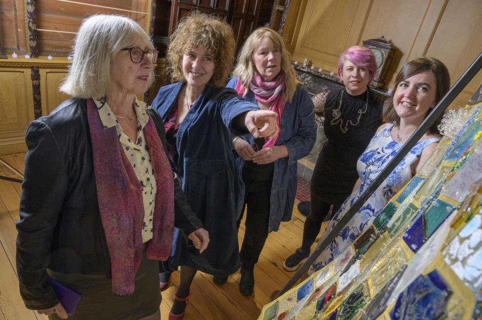 The glass quilt is on display at National Museum of Ireland – Country Life (Michael McLaughlin/PA)