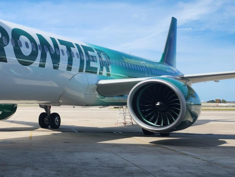 Frontier Airlines' first A321neo.