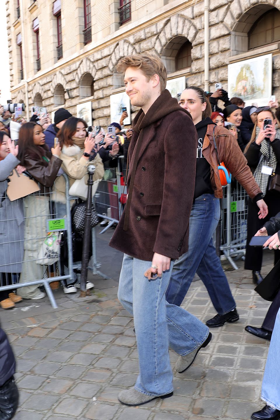 loewe outside arrivals paris fashion week menswear fallwinter 2024 2025