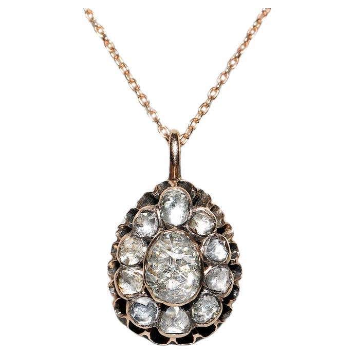 <p><a href="https://go.redirectingat.com?id=74968X1596630&url=https%3A%2F%2Fwww.1stdibs.com%2Fjewelry%2Fnecklaces%2Fdrop-necklaces%2Fantique-ottoman-circa-1890s-8k-gold-natural-rose-cut-diamond-drop-necklace%2Fid-j_20436962%2F&sref=https%3A%2F%2Fwww.veranda.com%2Fshopping%2Fg45431479%2Fantique-and-vintage-sale%2F" rel="nofollow noopener" target="_blank" data-ylk="slk:Shop Now;elm:context_link;itc:0;sec:content-canvas" class="link ">Shop Now</a></p><p>Antique Ottoman Diamond Drop Necklace</p><p>1stdibs.com</p><p>$1279.20</p>