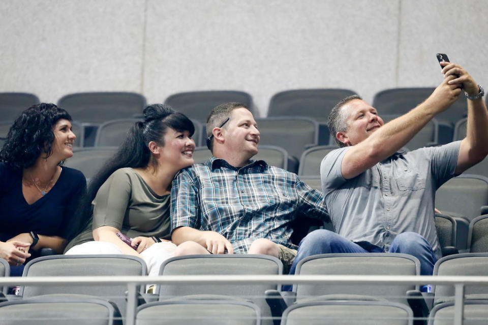 Attendees at a South Dakota rodeo - getty