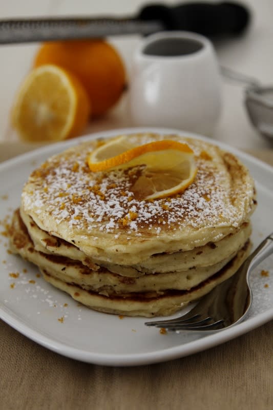 Meyer Lemon Pancakes