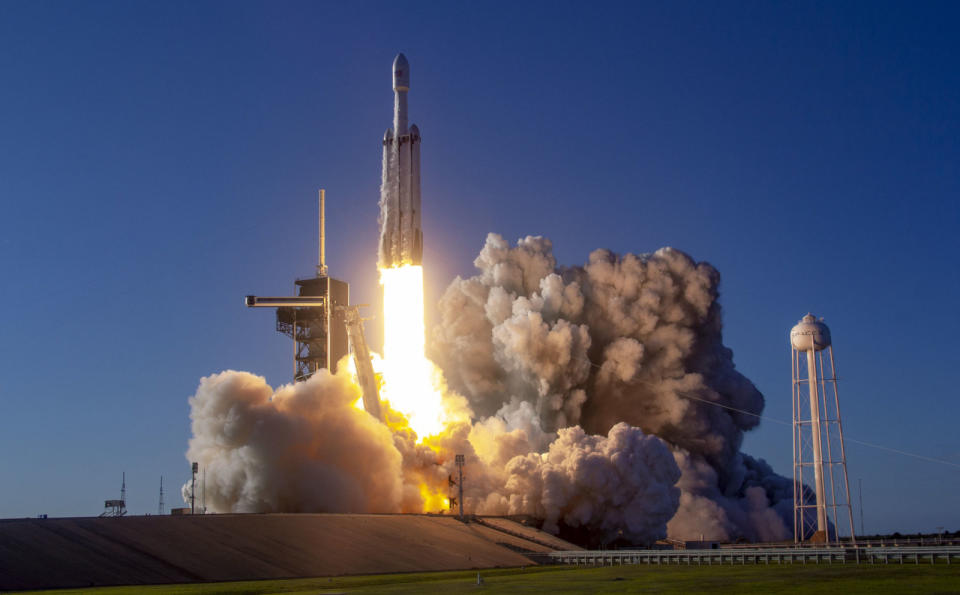 SpaceX successfully landed all three of Falcon Heavy's boosters after its mostrecent launch, but it won't be able to reuse one of them