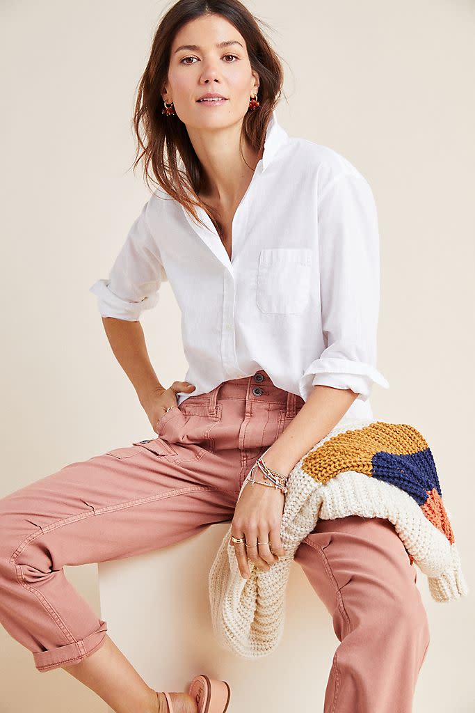 Save 40% on some of Anthropologie's best-selling blouses, pants and more.