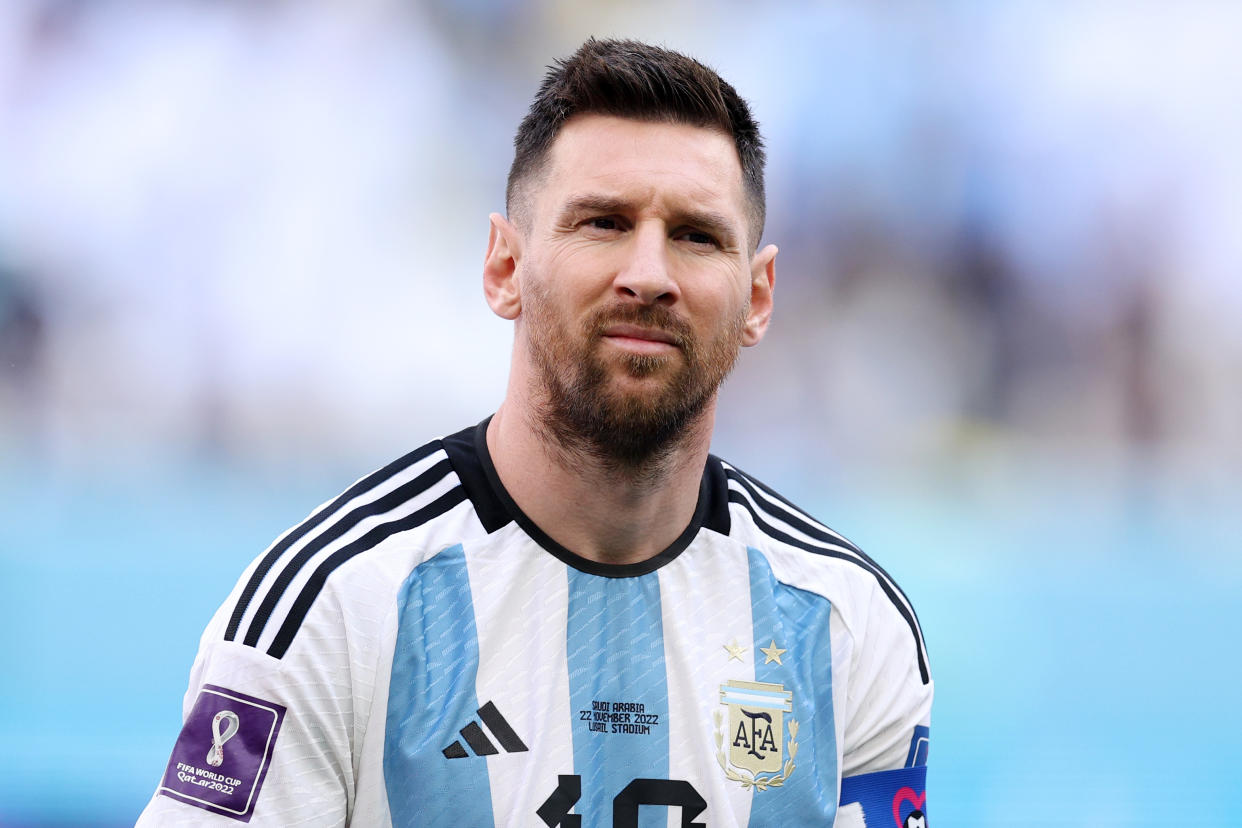 Lionel Messi debutó en Qatar (Foto de: Richard Heathcote/Getty Images)