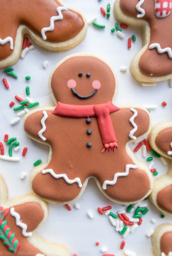 Gingerbread Men Sugar Cookies