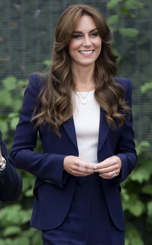 <p>Mark Cuthbert/UK Press via Getty Images</p> Kate Middleton visits HMP High Down on Sept. 12, 2023