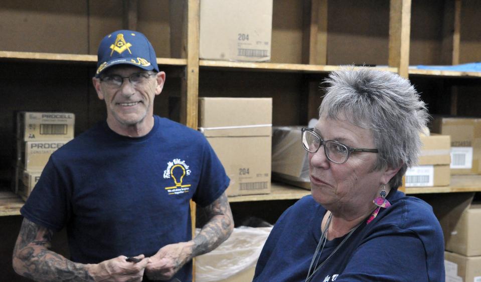 Husband and wife Tim and Yvonne Hendershot of Shreve are longtime employees at Friendly Wholesale.