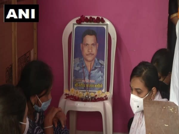 CRPF ASI Naresh Badole lost his life in a terrorist attack.  [Photo/ANI]