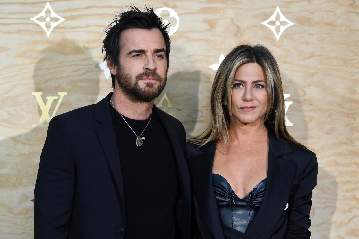 Split: Justin Theroux and Jennifer Aniston: AFP/Getty Images