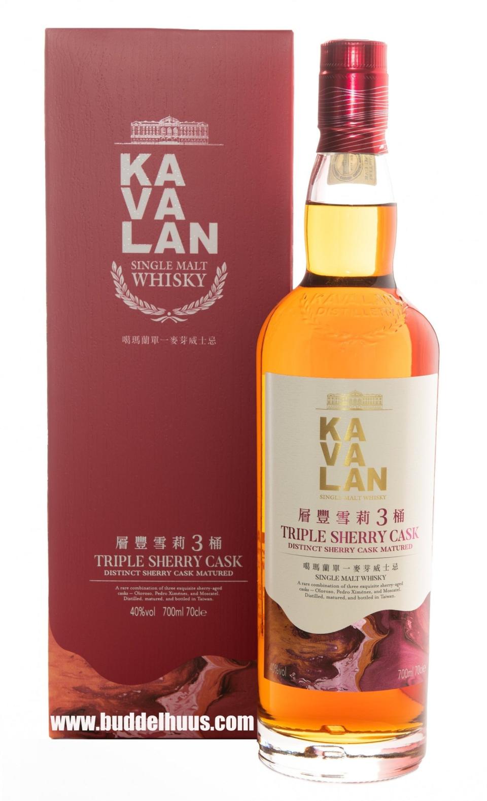 Kavalan Triple Sherry Cask Single Malt Whisky