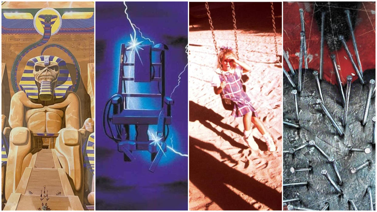  Four classic metal albums. 