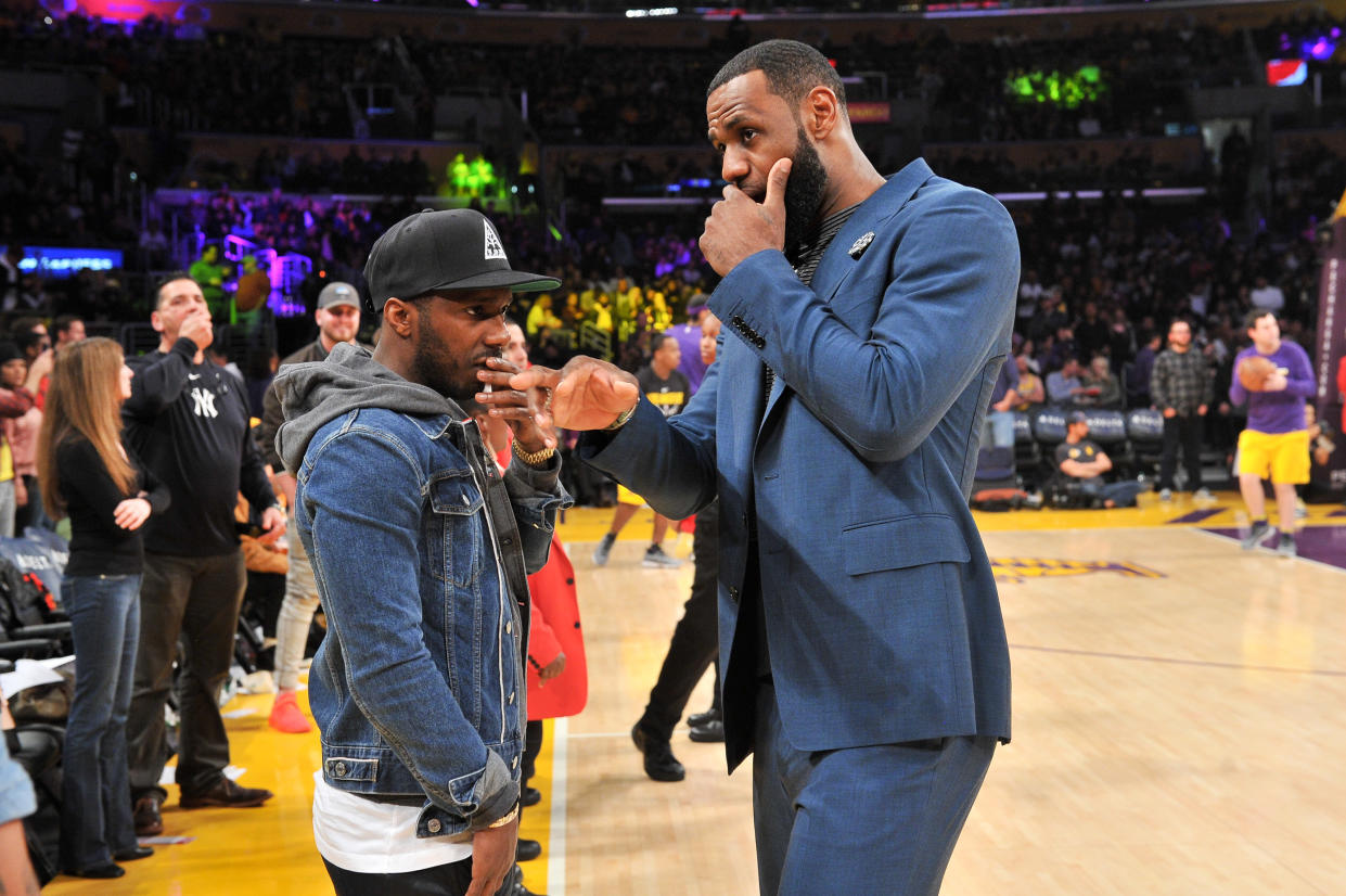 LeBron James lit into the NCAA over a new policy that would limit Rich Paul's ability to gain clients. (Getty)