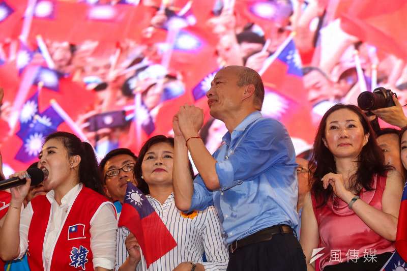 20190601-高雄市長韓國瑜1日出席凱道「決戰2020，贏回台灣」全國團結造勢大會。（顏麟宇攝）