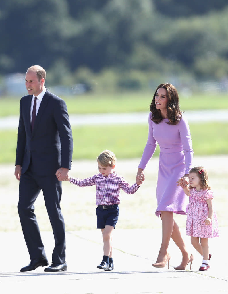 Prince William, Kate Middleton, Charlotte, George