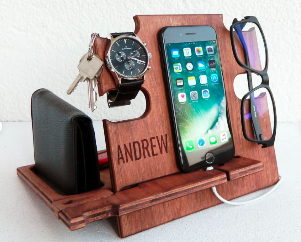 24) Wooden Docking Station