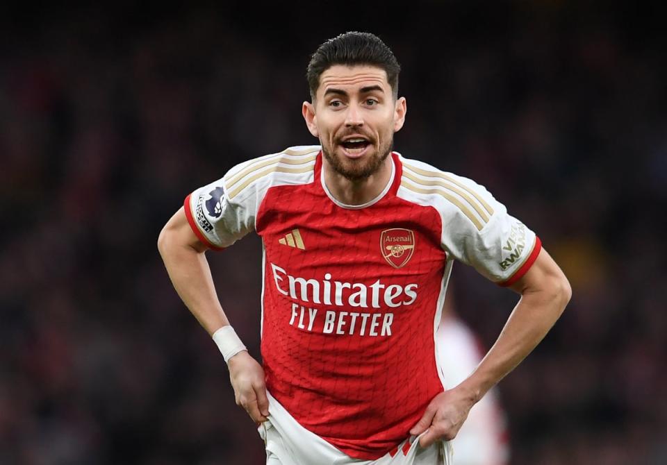Jorginho was instrumental as Arsenal beat Liverpool to blow the title race wide open (Arsenal FC via Getty Images)