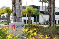 FILE PHOTO: Gilead Sciences Inc pharmaceutical company is seen during the outbreak of the coronavirus disease (COVID-19), in California