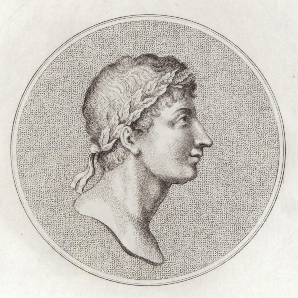 A 19th Century portrait of the Roman poet Ovid - www.bridgemanart.com