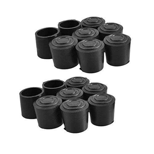 4) Flyshop 1-1/4 Inch Rubber Caps