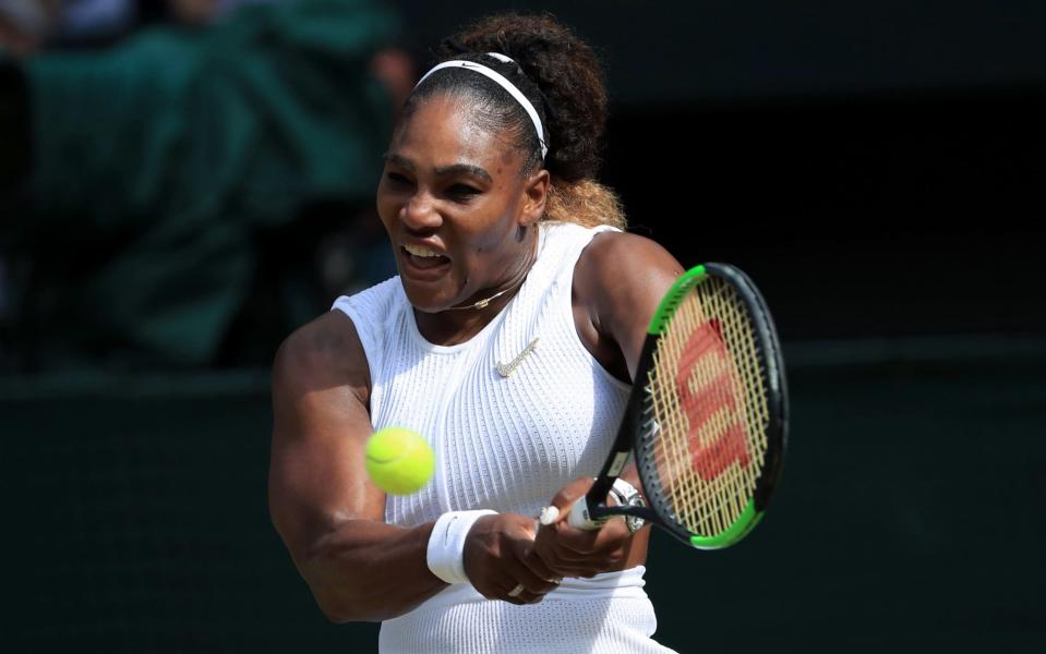 Serena Williams is set to take to Centre Court for her 11th final at the All England Club - Offside