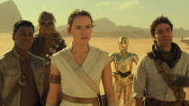 <p> <strong>Release date: </strong>December 20, 2019 </p> <p> <strong>Cast: </strong>Daisy Ridley, John Boyega, and Oscar Isaac&#xA0; </p> <p> You&#x2019;re probably thinking The Rise of Skywalker should be higher on this list. And you&#x2019;re right, it should be. But unfortunately, the final movie in the Skywalker saga (to date) wiped out all the controversial but bold decisions of The Last Jedi. Instead, it chose to fall back on the old Skywalker storyline... and by Episode 9 it&#x2019;s feeling more than a little tired.&#xA0; </p> <p> Yes, there are some great, if predictable, moments, such as Kylo Ren&#x2019;s reformation. And yes, the filmmakers&apos; hands were somewhat tied by the sad passing of Carrie Fisher, but too much of this movie feels like a patchwork quilt of every Star Wars movie that&#x2019;s come before it, just without the meaning. Not to mention that the return of Palpatine came off as a bit desperate and ridiculous &#x2013; how is he supposed to be alive, again?! While it probably pleased more fans than The Last Jedi, when it comes to great filmmaking, The Rise of Skywalker is more than a little lacking. </p>