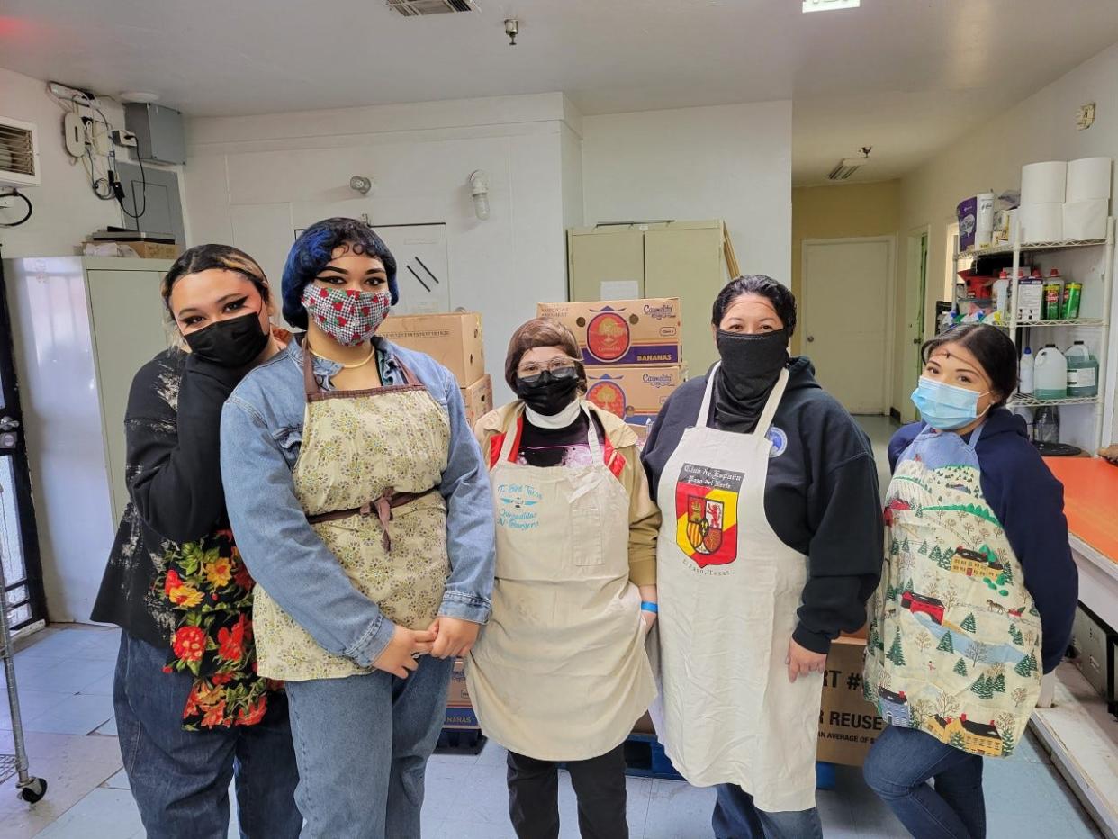 Students from the New America School spent Martin Luther King Jr. Day volunteering at El Caldito Soup Kitchen. About 60 students volunteered at different locations around Las Cruces, which is an annual tradition.