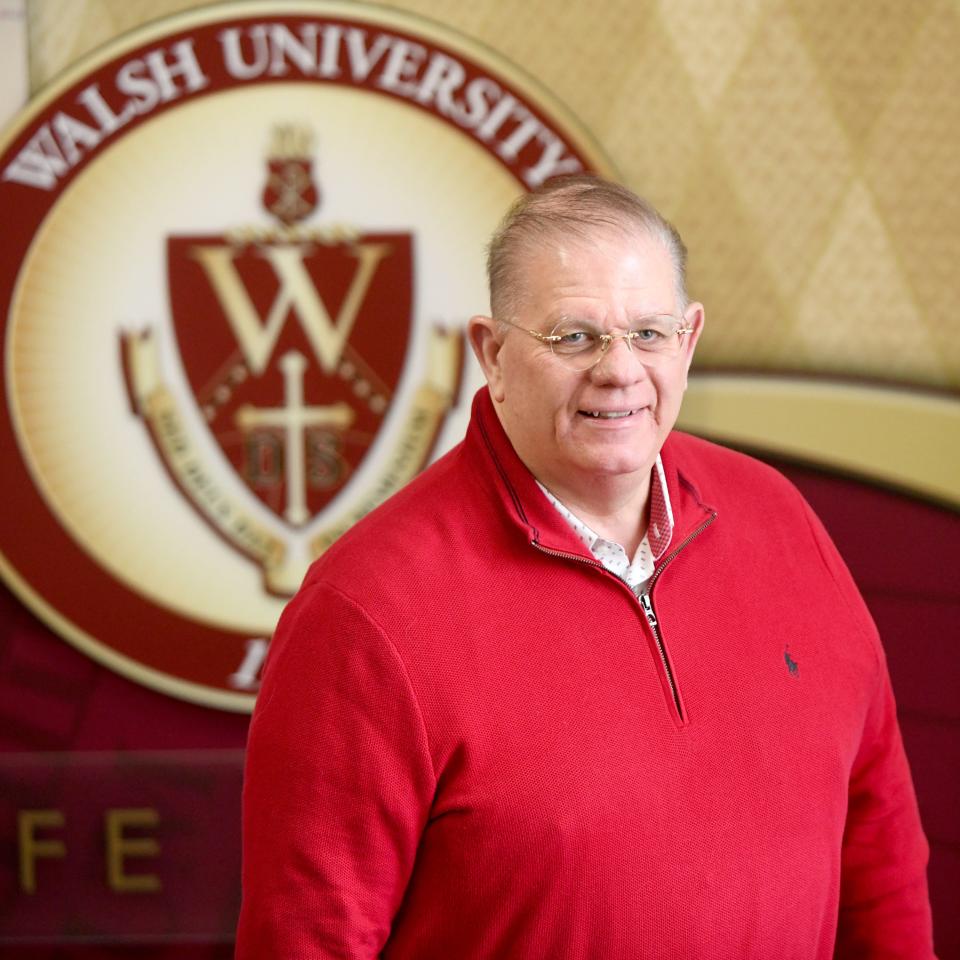 Jonathan Stump serves as director of development at Walsh University in North Canton.