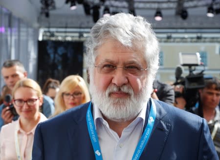 Ukrainian business tycoon Kolomoisky attends the Yalta European Strategy annual meeting in Kiev