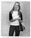 <p>More bohemian and casual styles gained traction in the '70s, like shoulder bags with wider, longer straps. They were also larger and usually featured buckles, like this one on Candice Bergen. </p>