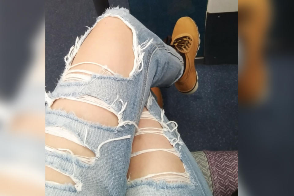 Ripped jeans don't sit well with these grandmothers