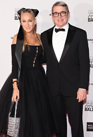 <p>Cindy Ord/Getty Images</p> Sarah Jessica Parker and Matthew Broderick attend the New York City Ballet 2023 Fall Gala in New York City on Oct. 5, 2023