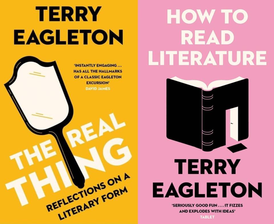 The Real Thing, Eagleton’s latest book; How to Read Literature, another title by the author