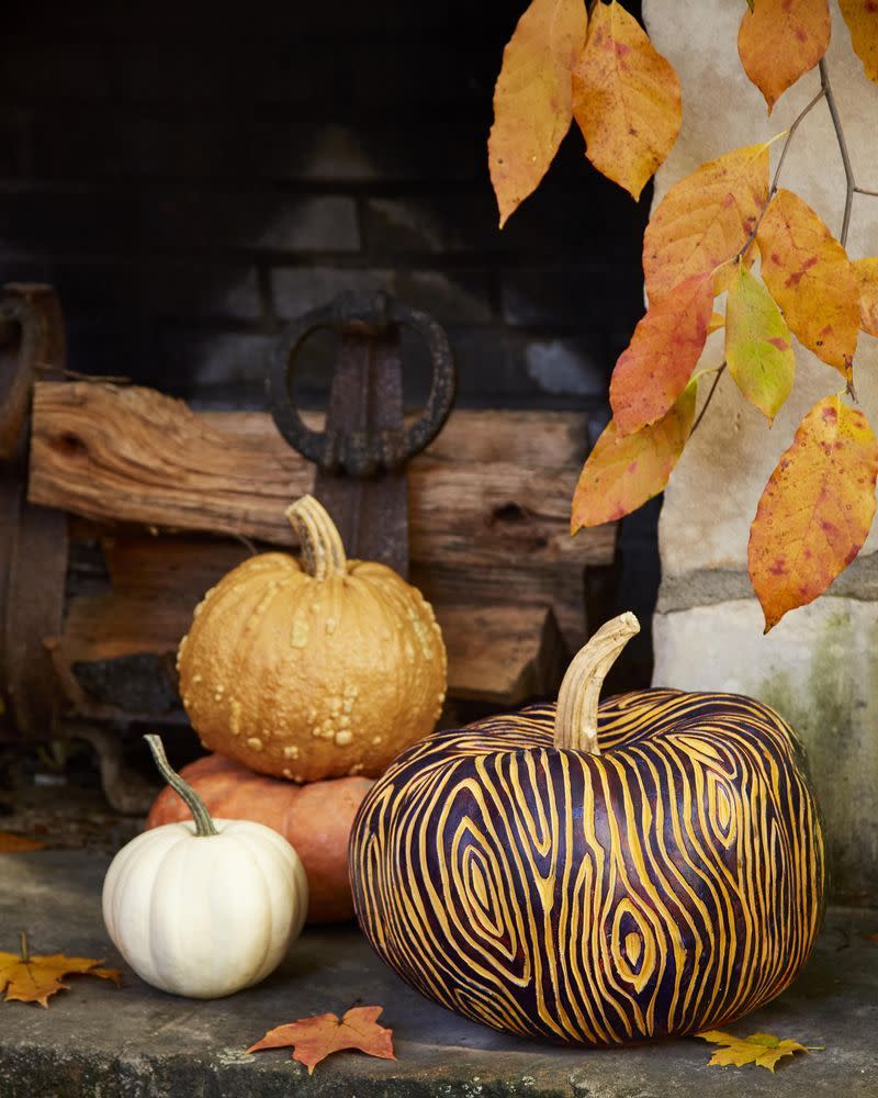 Put Your Carving Tools Away and DIY One of These Easy Painted Pumpkins Instead