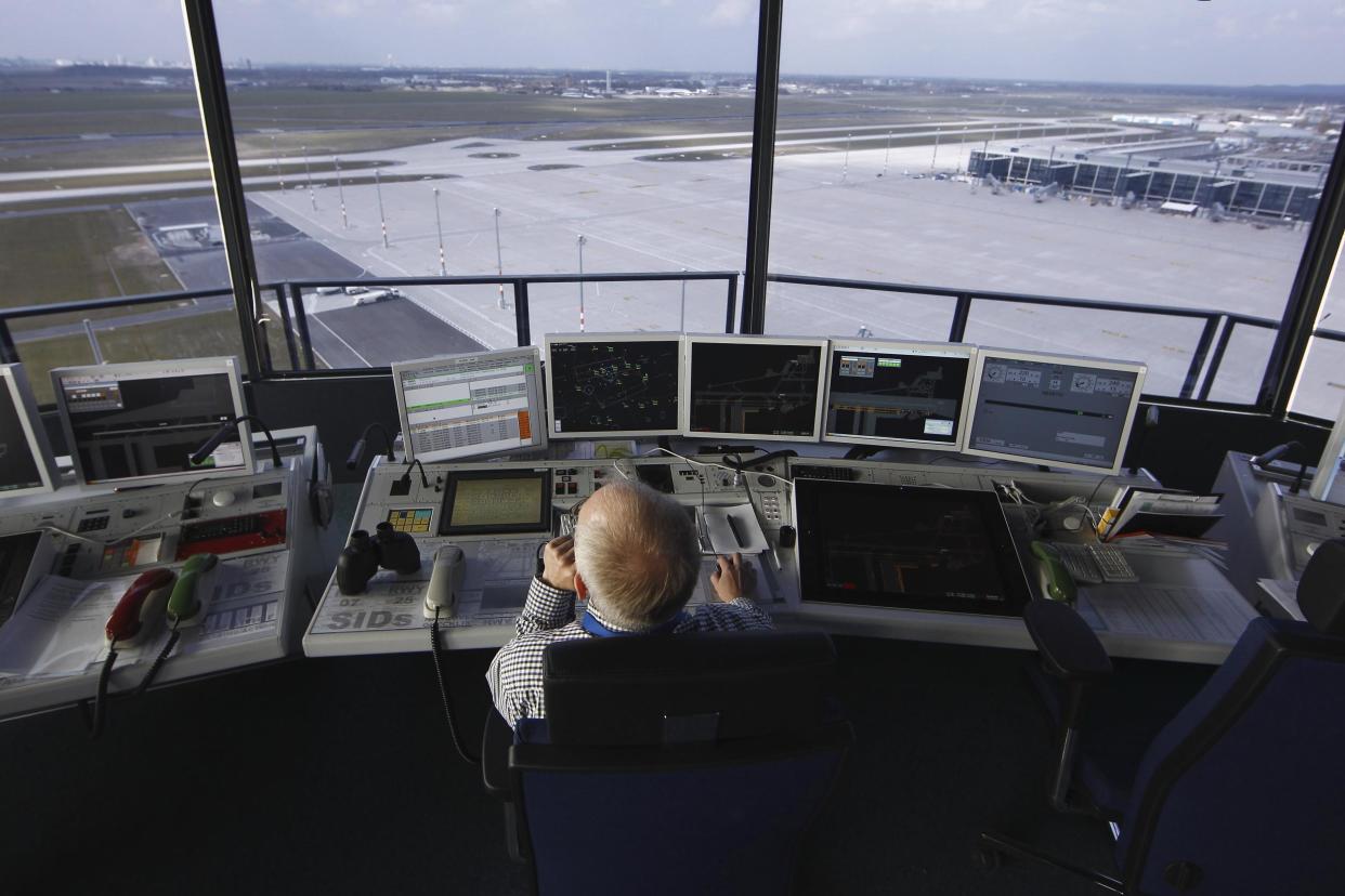 The French aviation authority stopped providing air traffic control services at Angers-Loire: Getty